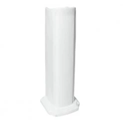 RENOVATORS SUPPLY MANUFACTURING Cloakroom 19 in. Pedestal Combo Bathroom Sink in White with Overflow -Bathroom Sinks Sales white pedestal sinks 19355 44 1000