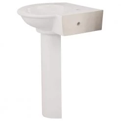 Pegasus Evolution Corner Pedestal Combo Bathroom Sink in White 10 Pegasus Evolution Corner Pedestal Combo Bathroom Sink in White -Bathroom Sinks Sales white pegasus pedestal sinks 3 221wh 40 1000