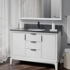 Rene Undermount Porcelain Bathroom Sink in White with Pop-Up Drain in Antique Bronze -Bathroom Sinks Sales white rene undermount bathroom sinks r2 1005 w pud abr e1 1000