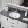Rene Under-Mount Porcelain Bathroom Sink in White with Pop-Up Drain in Brushed Nickel -Bathroom Sinks Sales white rene undermount bathroom sinks r2 1005 w pud bn 64 1000