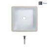 Rene 16 in. Undermount Bathroom Sink in White with Pop-Up Drain in Brushed Nickel -Bathroom Sinks Sales white rene undermount bathroom sinks r2 1006 w pud bn 64 1000