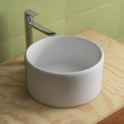 Satico Amuering 16 in. Topmount Bathroom Sink Basin in White -Bathroom Sinks Sales white satico drop in bathroom sinks 16tay17 fa 1000