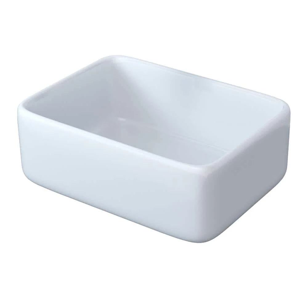 Satico Amuering 19.63 in. Topmount Bathroom Sink Basin in White 3 Satico Amuering 19.63 in. Topmount Bathroom Sink Basin in White