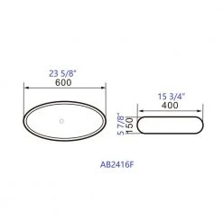 Satico Amuering 24 in. Topmount Bathroom Sink Basin in White -Bathroom Sinks Sales white satico drop in bathroom sinks 16tay26 c3 1000