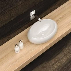 Satico 19 in. Topmount Bathroom Sink in White -Bathroom Sinks Sales white satico drop in bathroom sinks 16tay27 76 1000