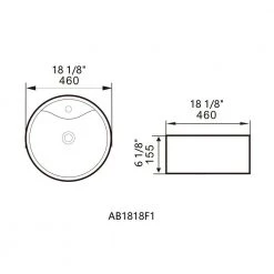 Satico Amuering 18 in. Topmount Bathroom Sink in White -Bathroom Sinks Sales white satico drop in bathroom sinks 16tay29 4f 1000