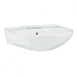 STERLING Sacramento 9.25 in. Pedestal Sink Basin in White