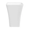 Streamline 23.6 in. Solid Surface Resin Pedestal Sink Basin in White -Bathroom Sinks Sales white streamline pedestal sinks k 1121 24 64 1000