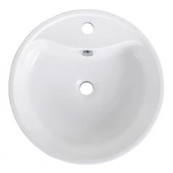 Streamline 17.7 in. Solid Surface Resin Pedestal Sink Basin in White -Bathroom Sinks Sales white streamline pedestal sinks k 1691 slsfs 18 1f 1000