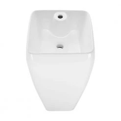 Swiss Madison Carre Glossy, White Ceramic Square Pedestal Sink 19 Swiss Madison Carre Glossy, White Ceramic Square Pedestal Sink -Bathroom Sinks Sales white swiss madison pedestal sinks sm ps311 1d 1000