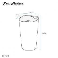 Swiss Madison Ivy 1-Piece Glossy White Ceramic Square Pedestal Sink 28 Swiss Madison Ivy 1-Piece Glossy White Ceramic Square Pedestal Sink -Bathroom Sinks Sales white swiss madison pedestal sinks sm ps313 76 1000