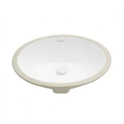 Swiss Madison Monaco 18 in. Oval Under-Mount Bathroom Sink in White -Bathroom Sinks Sales white swiss madison undermount bathroom sinks sm um621 a0 1000