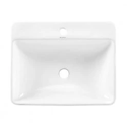 Swiss Madison Carre Rectangular Vessel Sink in White -Bathroom Sinks Sales white swiss madison vessel sinks sm vs202 1d 1000