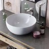Swiss Madison Sublime Round Vessel Sink in White -Bathroom Sinks Sales white swiss madison vessel sinks sm vs212 64 1000