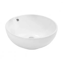Swiss Madison Sublime Round Vessel Sink in White -Bathroom Sinks Sales white swiss madison vessel sinks sm vs212 a0 1000