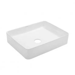 Swiss Madison Concorde Rectangle Ceramic Vessel Sink in White -Bathroom Sinks Sales white swiss madison vessel sinks sm vs242 a0 1000