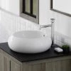 Swiss Madison Plaisir Round Vessel Sink in White 2 Swiss Madison Plaisir Round Vessel Sink in White -Bathroom Sinks Sales white swiss madison vessel sinks sm vs262 64 1000