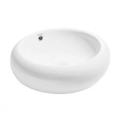 Swiss Madison Plaisir Round Vessel Sink in White -Bathroom Sinks Sales white swiss madison vessel sinks sm vs262 a0 1000