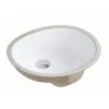 Kingsman Hardware 17-1/2 in. x 14-1/4 in. Oval Undermount Vitreous Glazed Ceramic Lavatory Vanity Bathroom Sink Pure White 1 Kingsman Hardware 17-1/2 in. x 14-1/4 in. Oval Undermount Vitreous Glazed Ceramic Lavatory Vanity Bathroom Sink Pure White -Bathroom Sinks Sales white undermount bathroom sinks uv1714p 64 1000
