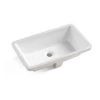 UPIKER 20.87 in. Rectangular Undermount Ceramics Bathroom Sink in White with Overflow -Bathroom Sinks Sales white upiker undermount bathroom sinks up2209bsr21003 64 1000