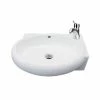 RENOVATORS SUPPLY MANUFACTURING Carlin 16 in. Corner Wall Mounted Bathroom Sink in White with Overflow -Bathroom Sinks Sales white wall mount sinks 17941 64 1000