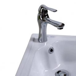 RENOVATORS SUPPLY MANUFACTURING Alexander II 24 in. Corner Wall Mounted Bathroom Sink in White with Overflow -Bathroom Sinks Sales white wall mount sinks 36684 44 1000