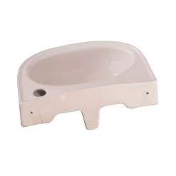 Unbranded Tina Wall-Mounted Bathroom Sink in White -Bathroom Sinks Sales white wall mount sinks 4 551wh 66 1000
