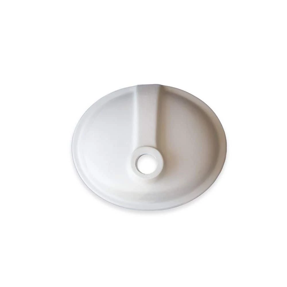 Wells Rhythm Series 17 in. Oval Undermount Single Bowl Bathroom Sink in White 4 Wells Rhythm Series 17 in. Oval Undermount Single Bowl Bathroom Sink in White - Image 2