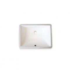 Wells Rhythm Series 20 in. Rectangular Undermount Single Bowl Bathroom Sink in White -Bathroom Sinks Sales white wells undermount bathroom sinks rtu2015 6w 44 1000