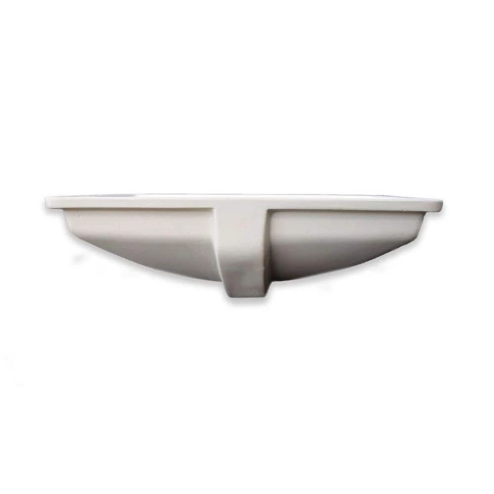 Wells Rhythm Series 22 in. Rectangular Undermount Single Bowl Bathroom Sink in White 6 Wells Rhythm Series 22 in. Rectangular Undermount Single Bowl Bathroom Sink in White - Image 4