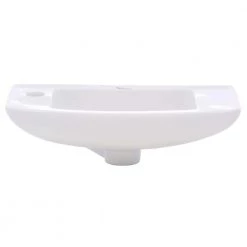 Whitehaus Collection Isabella Wall-Mounted Bathroom Sink in White -Bathroom Sinks Sales white whitehaus collection wall mount sinks wh1 103l c3 1000